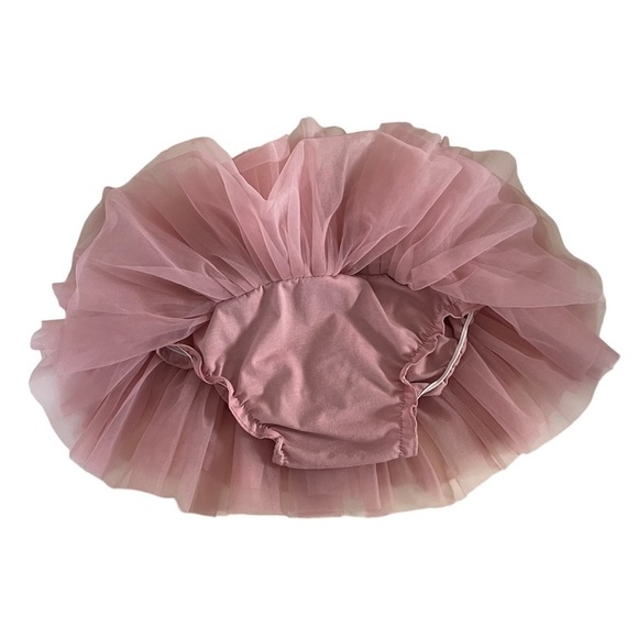 Tortoise & Rabbit Pink Ballerina Baby Toddler Tu-Tu Skirt with attached bottoms - Picture 10 of 14